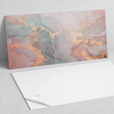 Square tv wall panel Abstract resin pattern