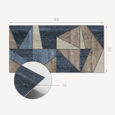 Pvc wall panel Abstract geometric pattern