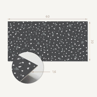 Square tv wall panel Pattern with tiny spots