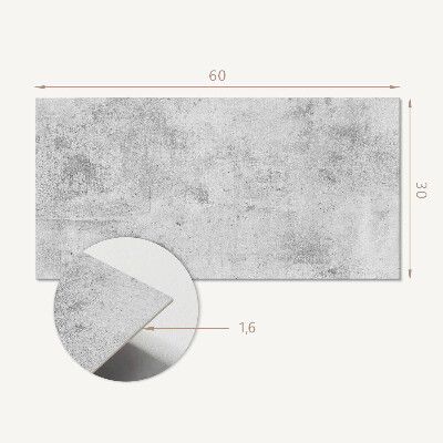 Square wall panel Raw concrete texture
