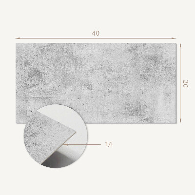 Square wall panel Raw concrete texture