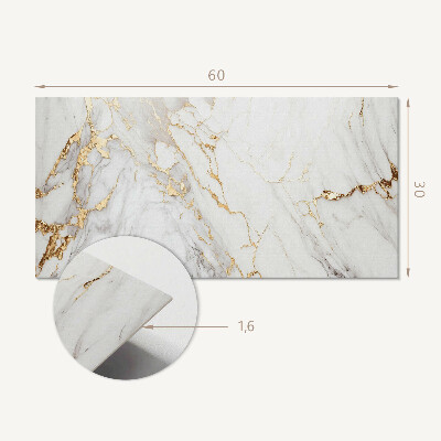 Pvc wall panel Elegant marble with veins