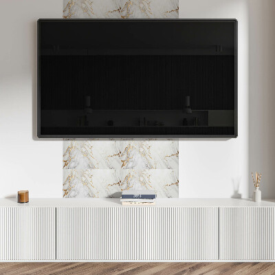 Pvc wall panel Elegant marble with veins
