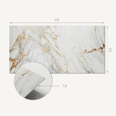 Pvc wall panel Elegant marble with veins