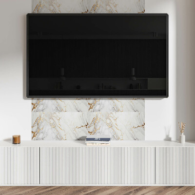 Pvc wall panel Elegant marble with veins