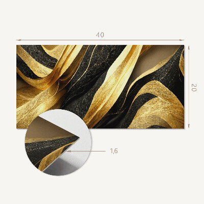 Square tv wall panel Waves of textures and patterns