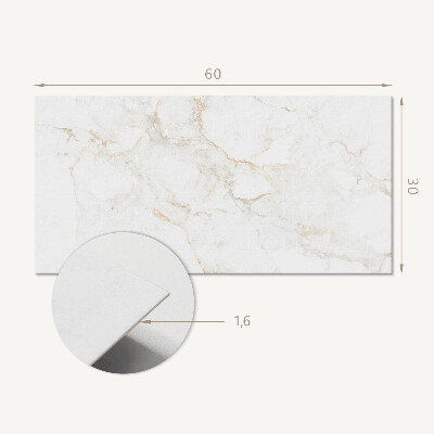Square wall panel Elegant marble pattern