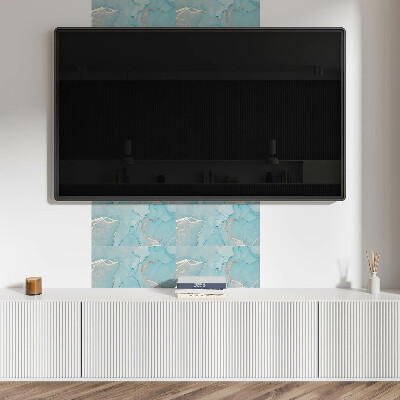 Pvc wall panel Abstract fluid pattern