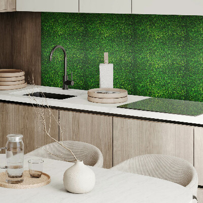 Square wall panel A dense wall of leaves
