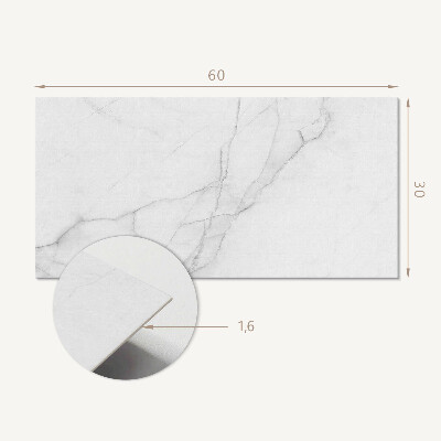 Square tv wall panel Elegant marble pattern