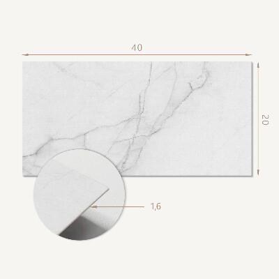 Square tv wall panel Elegant marble pattern
