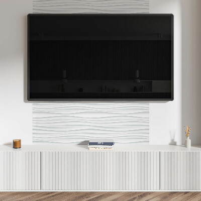 Pvc wall panel Waves in a minimalist style