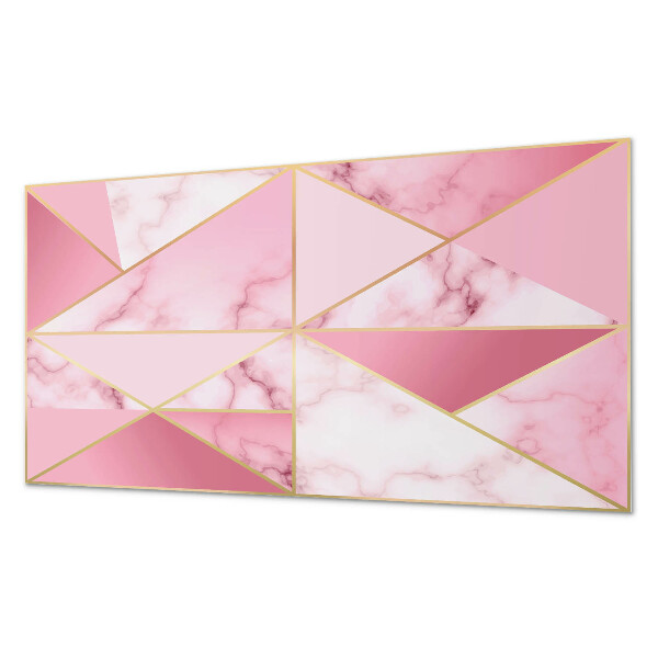 Square wall panel Geometric patterns with marbles