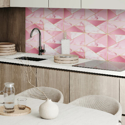 Square wall panel Geometric patterns with marbles
