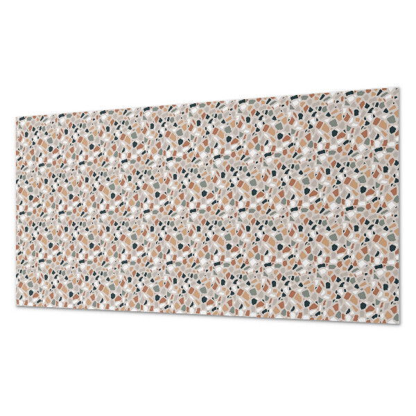 Square tv wall panel Abstract organic pattern