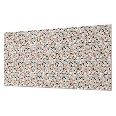 Square tv wall panel Abstract organic pattern