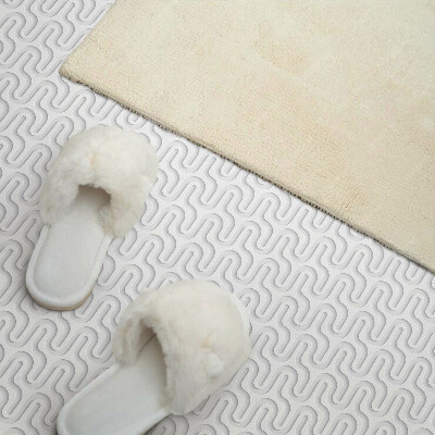 Square wall panel Waves in 3D texture