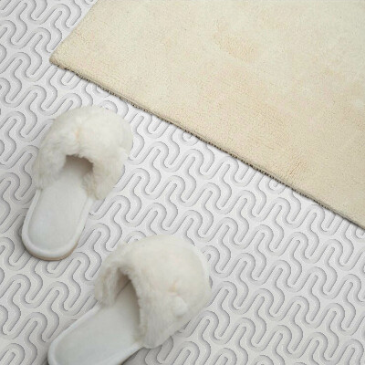 Square wall panel Waves in 3D texture