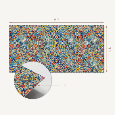 Pvc wall panel Multicolored mandala pattern