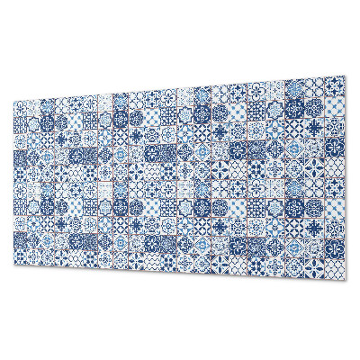 Square tv wall panel Checkered mosaic patterns