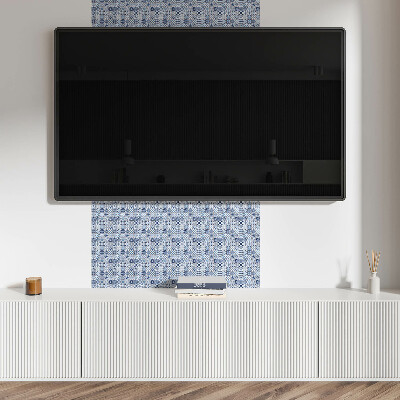 Square tv wall panel Checkered mosaic patterns