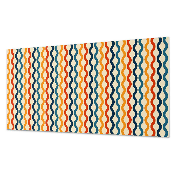 Pvc wall panel Waves in a rhythmic pattern