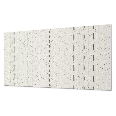 Square tv wall panel Waves in a delicate pattern