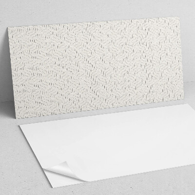 Square tv wall panel Waves in a delicate pattern
