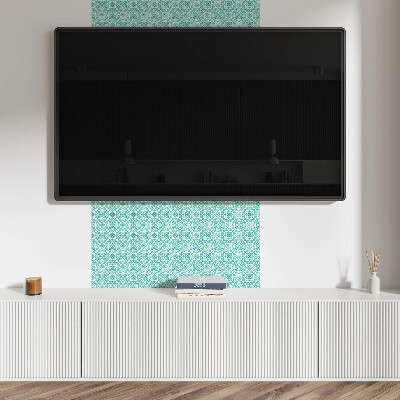 Square wall panel Floral pattern with ornaments