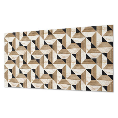 Pvc wall panel Geometric triangle pattern