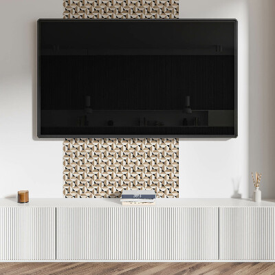Pvc wall panel Geometric triangle pattern