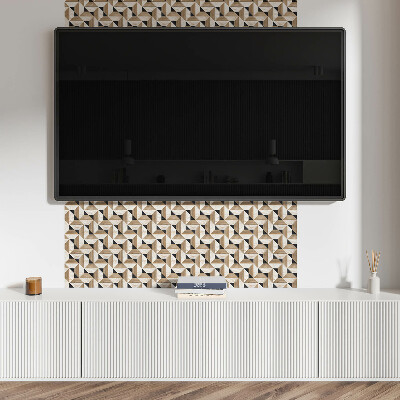 Pvc wall panel Geometric triangle pattern