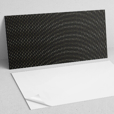 Square wall panel Vertical lines in rhythm
