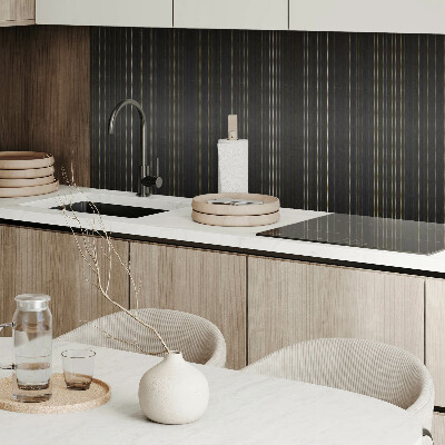 Square wall panel Vertical lines in rhythm