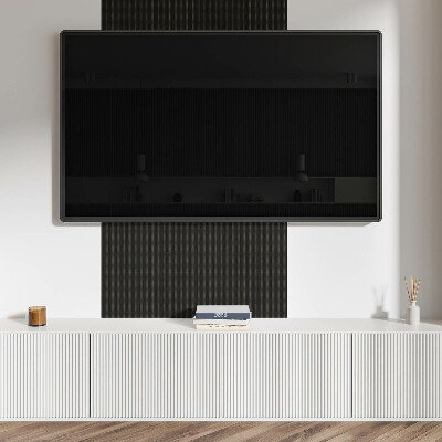 Square wall panel Vertical lines in rhythm