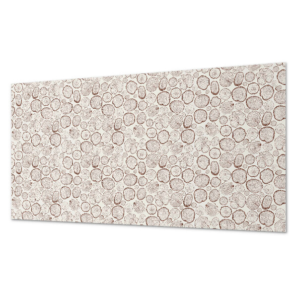Square wall panel Round Jars Pattern