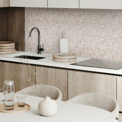 Square wall panel Round Jars Pattern
