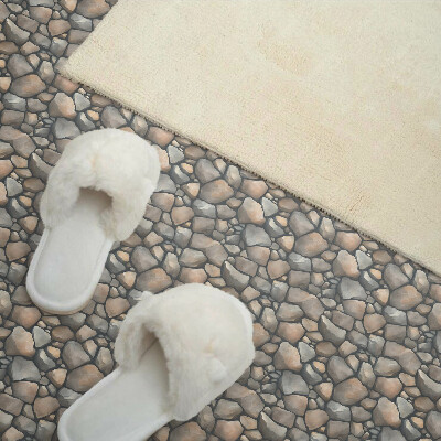 Square tv wall panel Pebble texture pattern