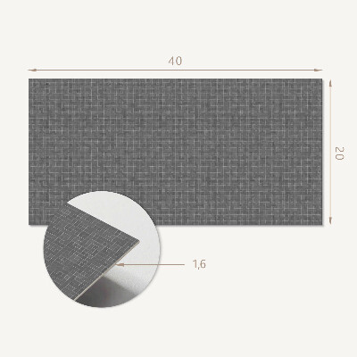 Square wall panel Geometric line pattern