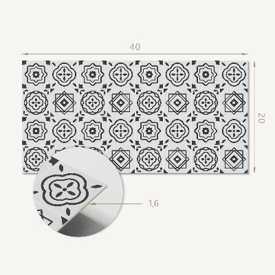 Pvc wall panel Geometric patterns in squares