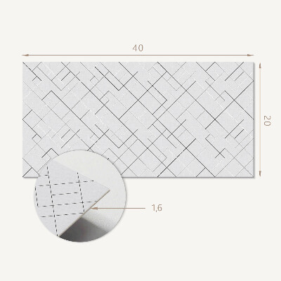 Pvc wall panel Abstract line pattern