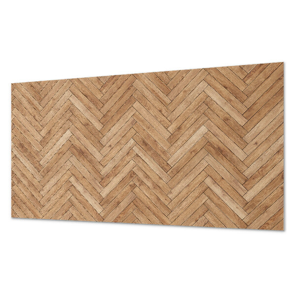 Square wall panel Herringbone board pattern