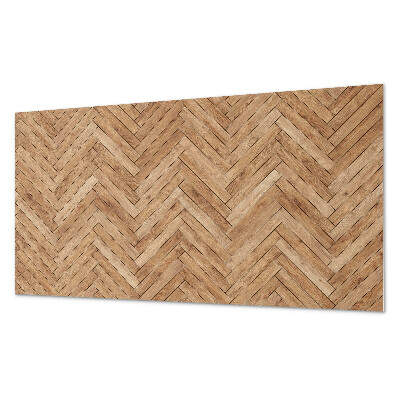 Square wall panel Herringbone board pattern