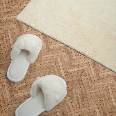Square wall panel Herringbone board pattern
