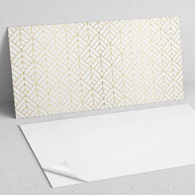 Square tv wall panel 3D leaf pattern