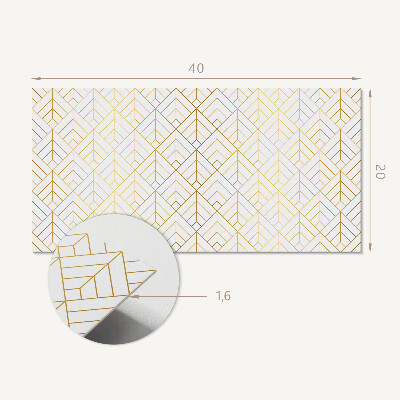 Square tv wall panel 3D leaf pattern
