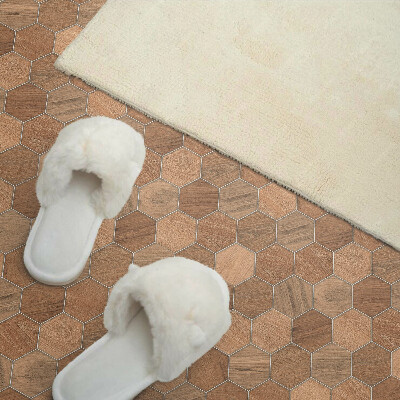 Square tv wall panel Hexagonal Tile Pattern