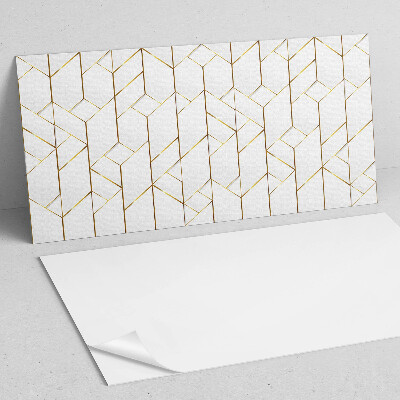 Square wall panel Geometric line pattern