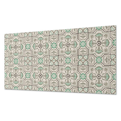 Square tv wall panel Pattern with geometric motifs