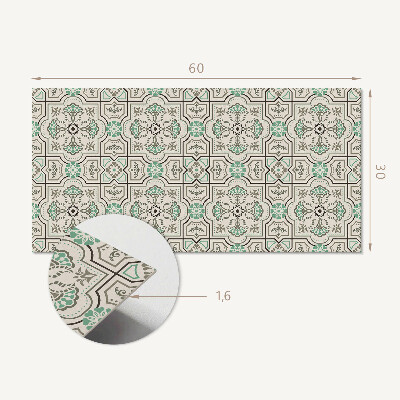 Square tv wall panel Pattern with geometric motifs